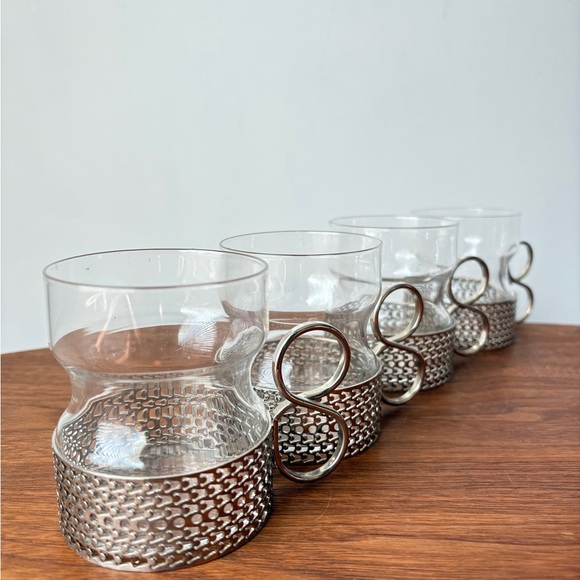 Iittala Tsaikka Finland Tea Glasses Timo Sarpaneva 1957 Mid Century Modern Cups - Picture 12 of 14